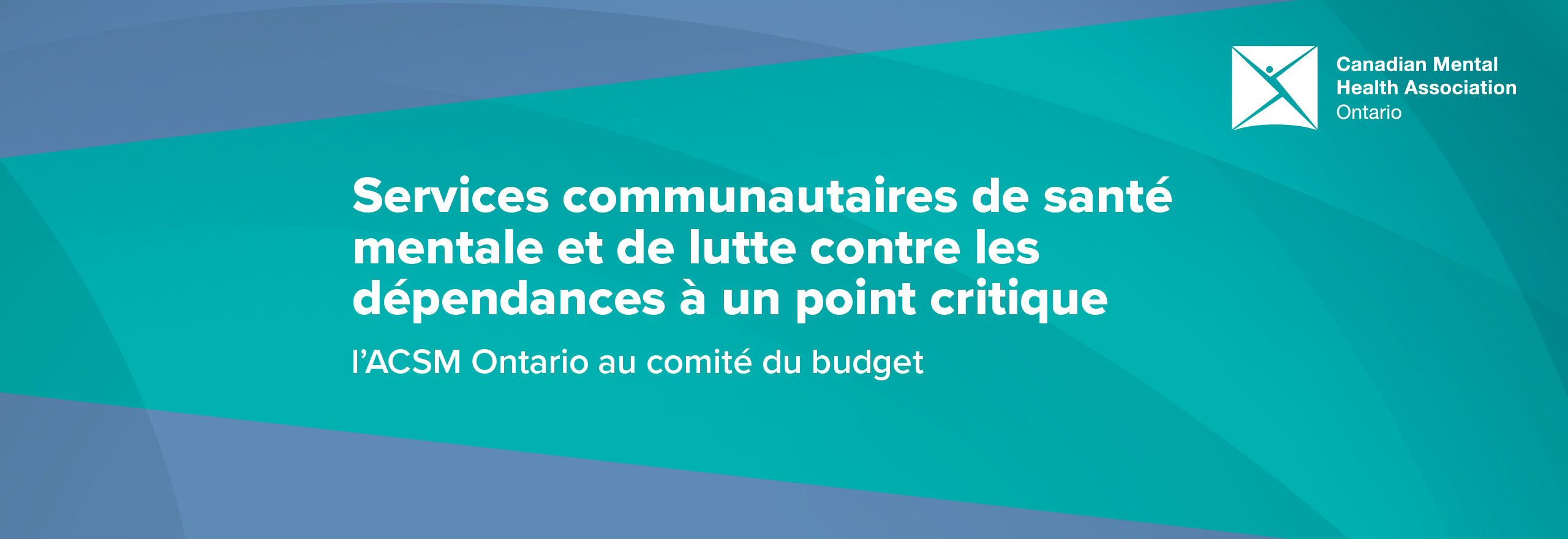 Services communautaires de santé mentale et de lutte contre les dépendances à un point critique : l’ACSM Ontario au comité du budget